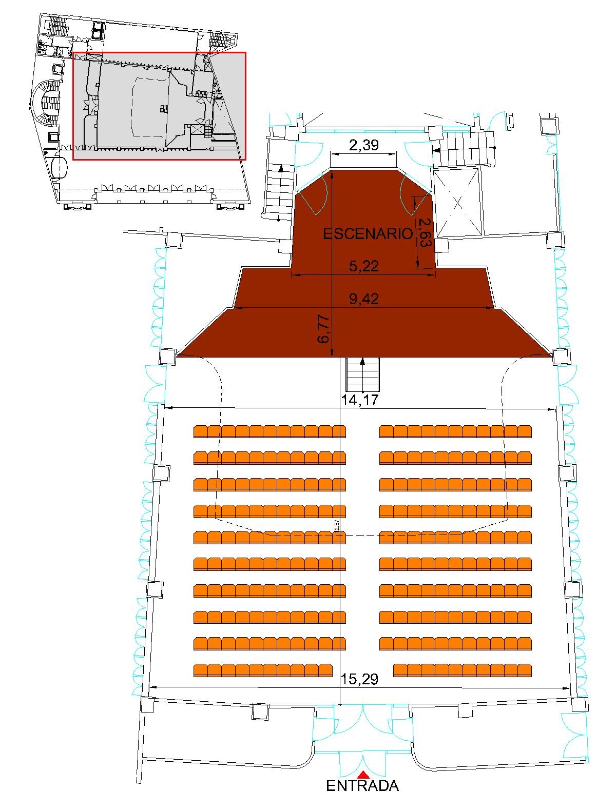 Plano Salón de Actos