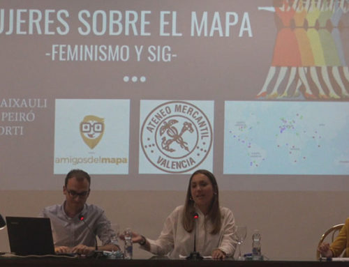 La mujer trabajadora, reflejada en un mapa